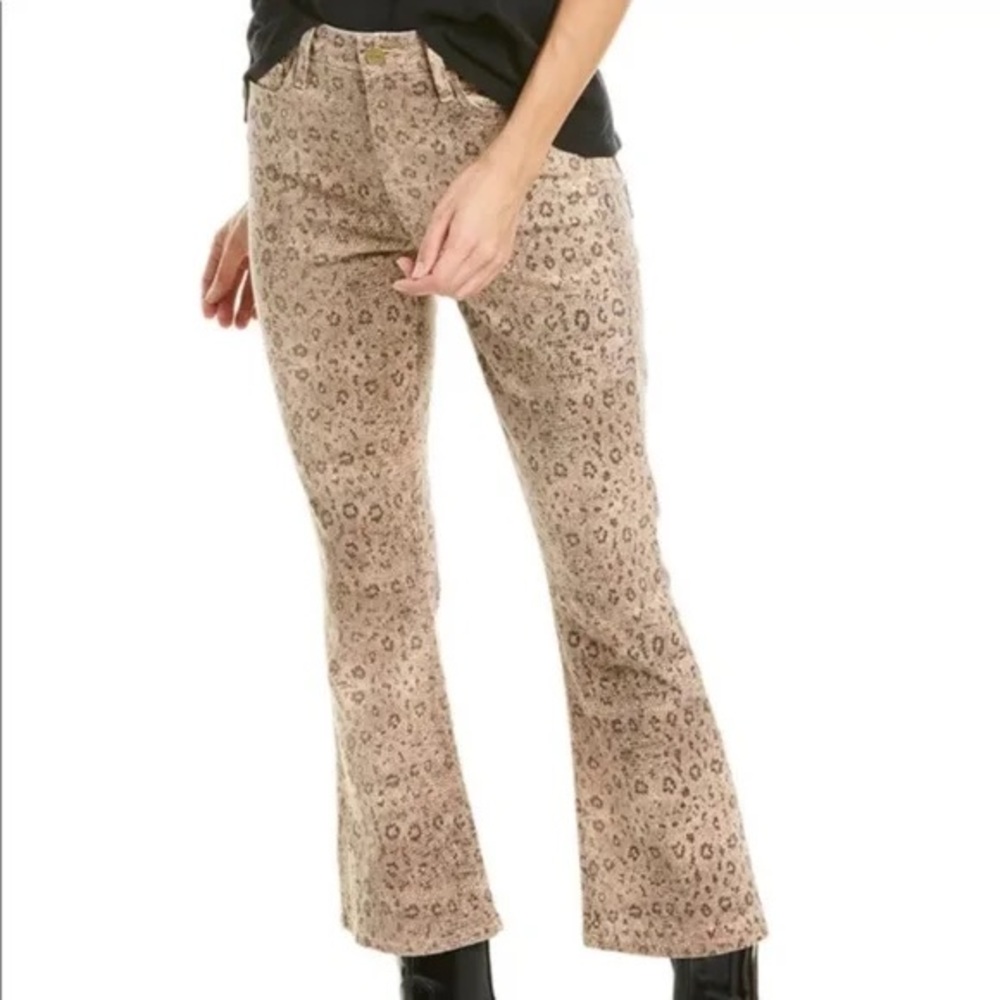 Frame Le Crop‎ mini Boot animal Print Pants- 29